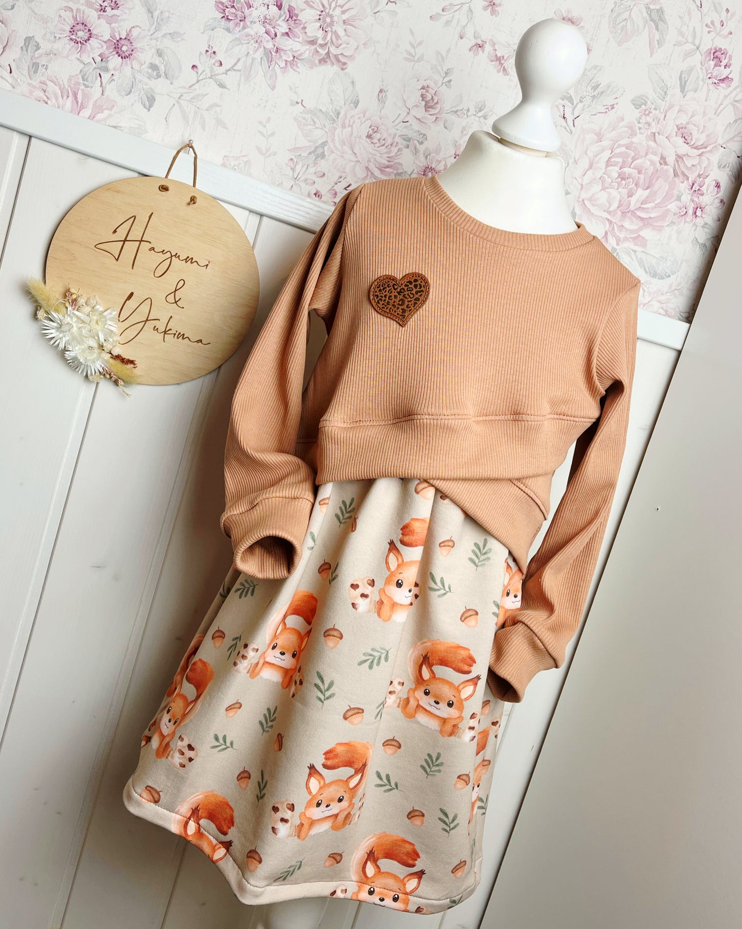 Pulli Tunika 68 - 152 "Eichhörnchen"