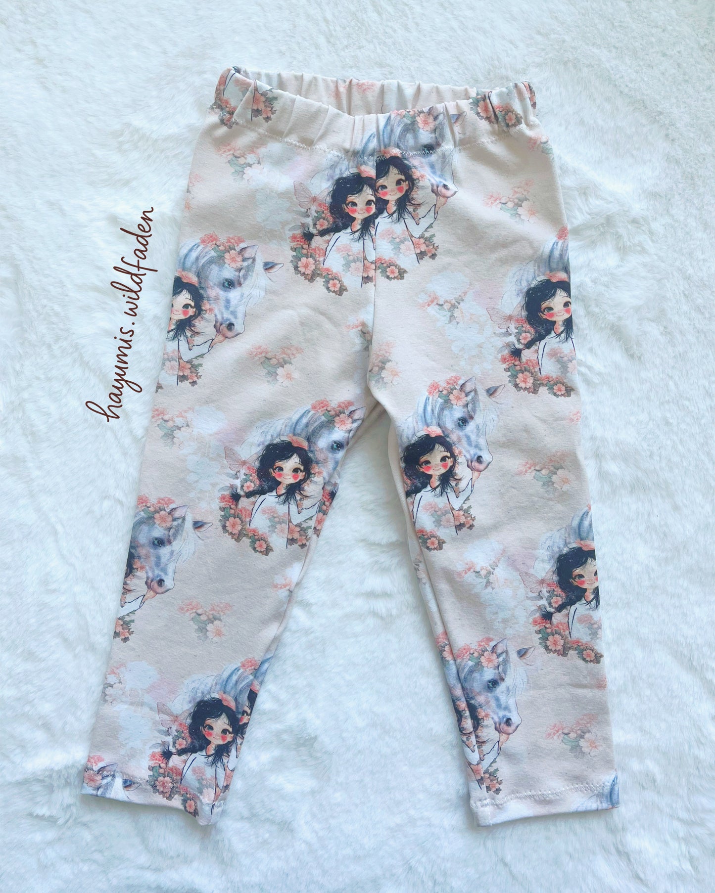 Leggings "Pferde Mädchen" Gr. 92