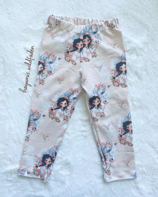 Leggings "Pferde Mädchen" Gr. 92