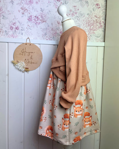 Pulli Tunika 68 - 152 "Eichhörnchen"