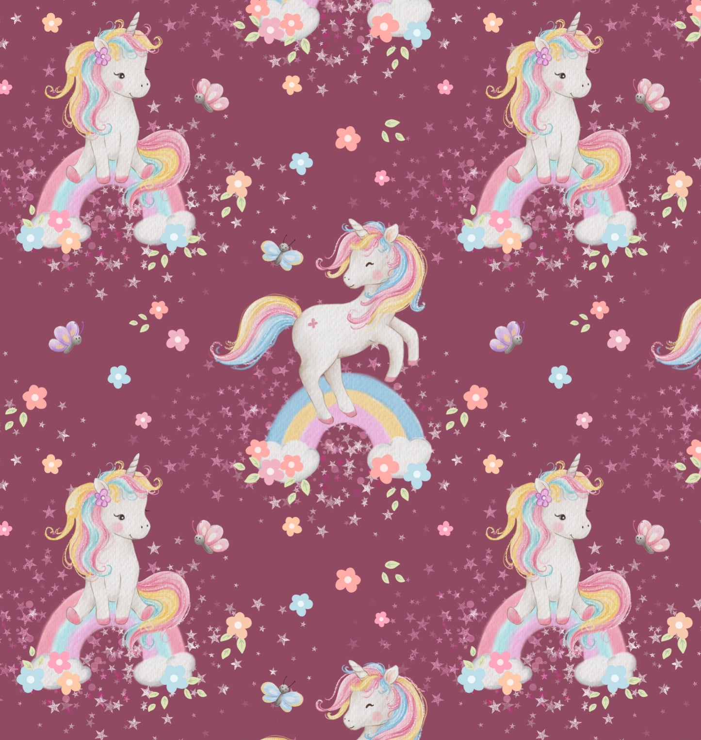 [067] VORBESTELLUNG Eigenproduktion Einhörner bordeaux 0,5m