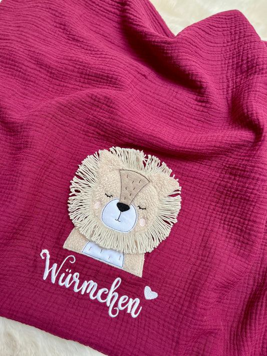 B-Ware Baby Decke „Würmchen“