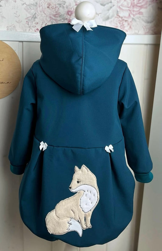 Softshell Jacke Gr. 104 „Fuchs“