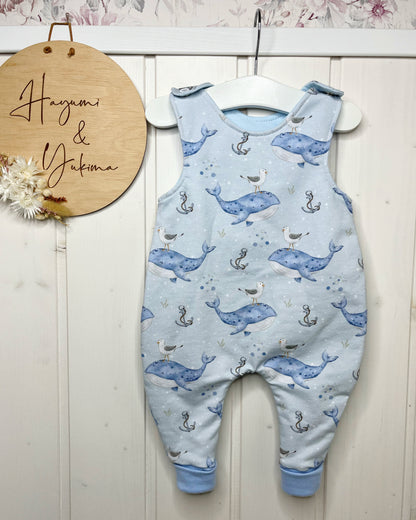 [011] VORBESTELLUNG Eigenproduktion Wale blau 0,5m