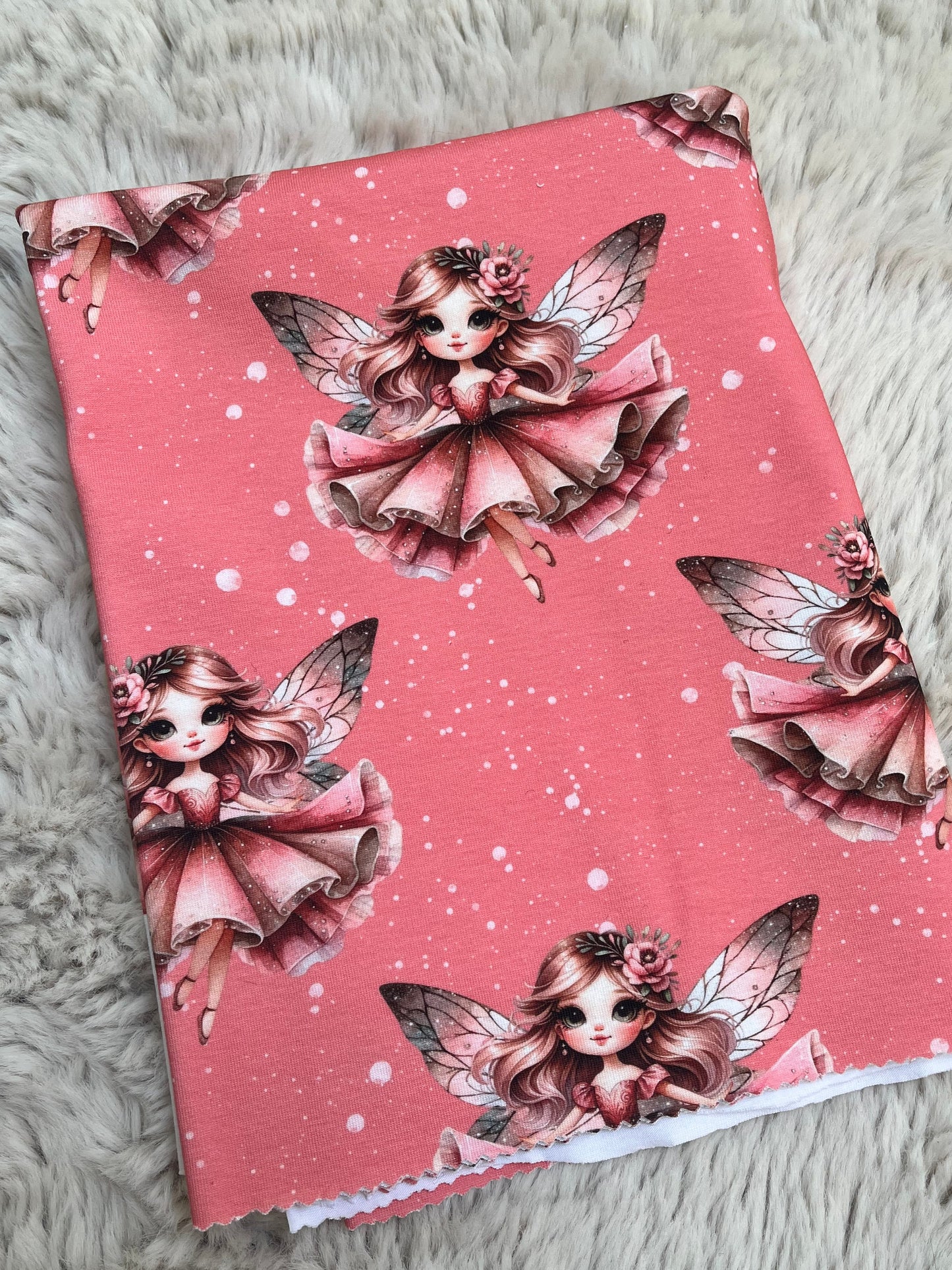 Reststück Feen Jersey ca. 45cm