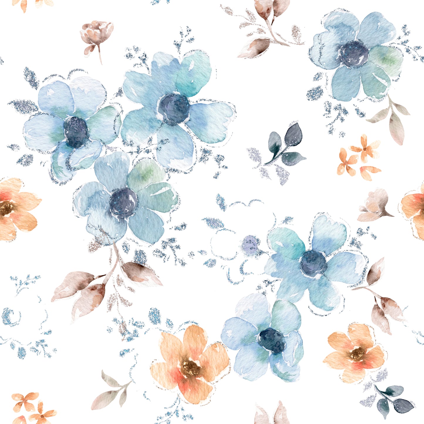 [060] VORBESTELLUNG Eigenproduktion Blüten blau 0,5m