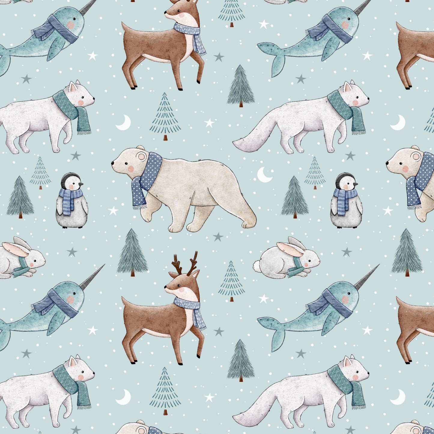 [038] VORBESTELLUNG Eigenproduktion Winter Tiere 0,5m