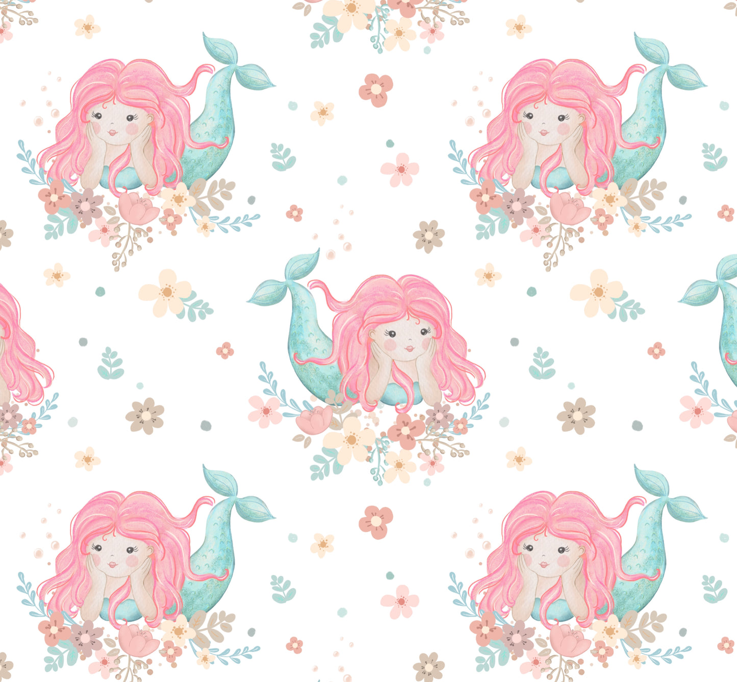 [062] VORBESTELLUNG Eigenproduktion Meerjungfrau weiß 0,5m