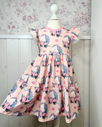 Stufen Kleid 80 - 158