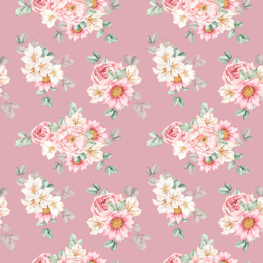 [116] VORBESTELLUNG Eigenproduktion Blumen dusty pink