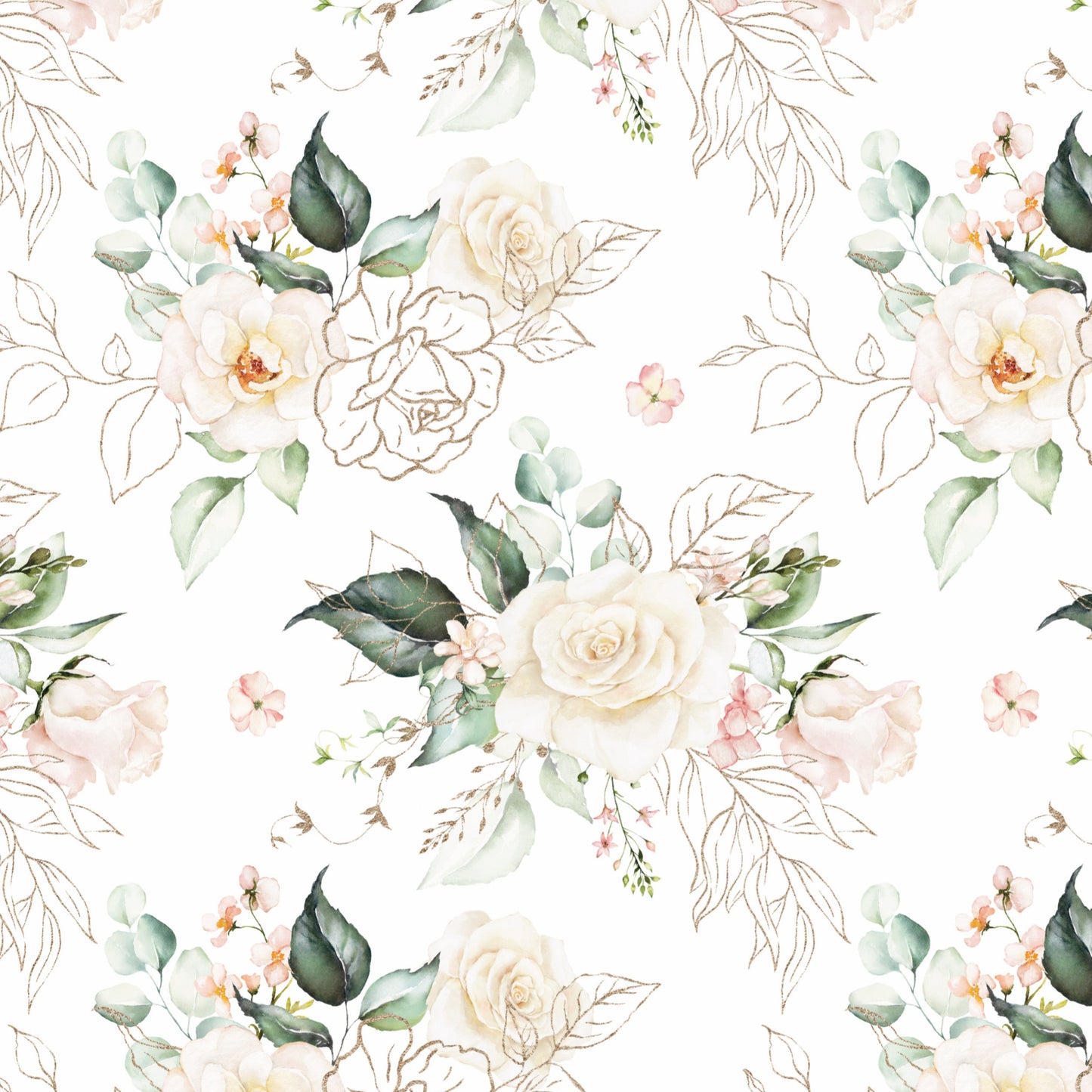 [081] VORBESTELLUNG Eigenproduktion Rosen Weiß 0,5m