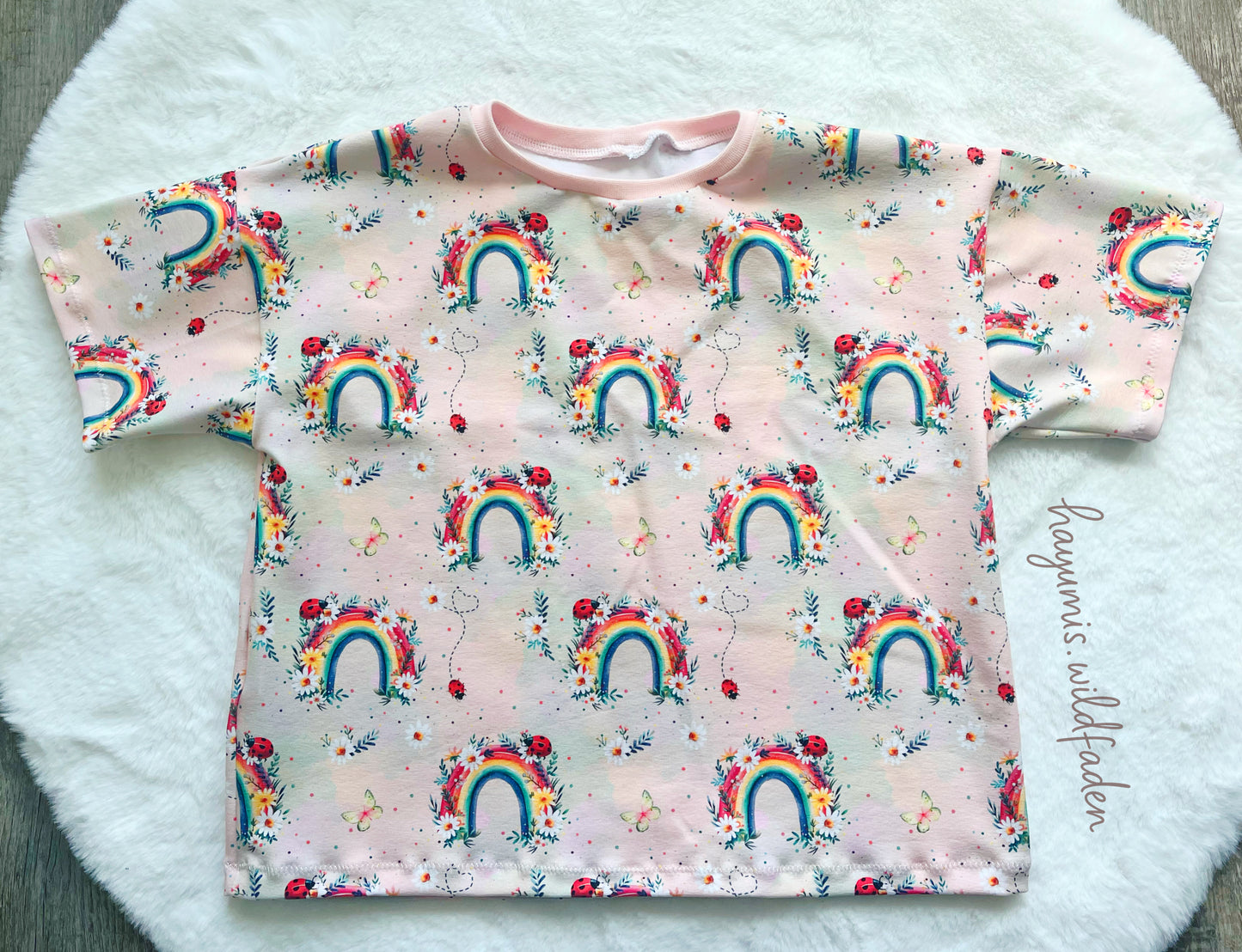 Oversize Tshirt „Regenbogen“ Gr. 86 - 152