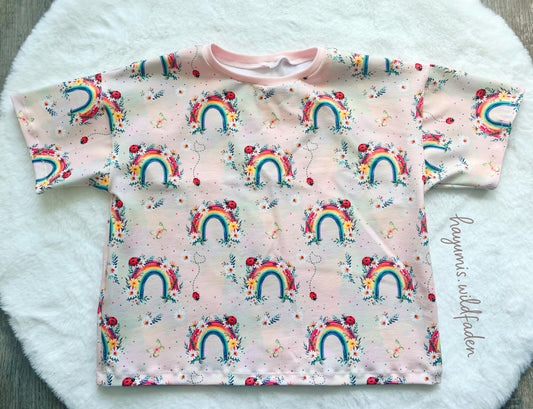 Oversize Tshirt „Regenbogen“ Gr. 86 - 152